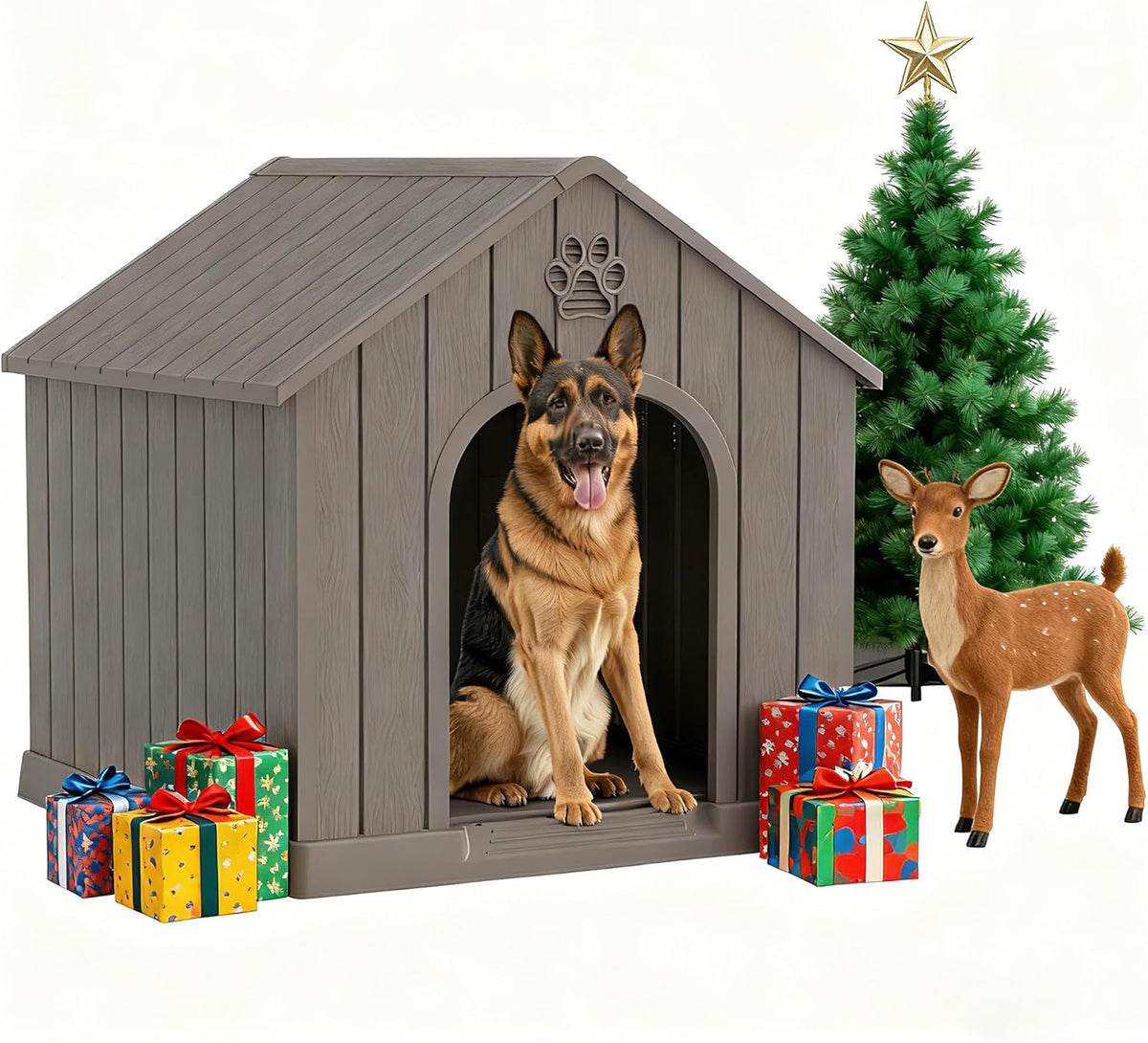 Large Outdoor Indoor Dog House