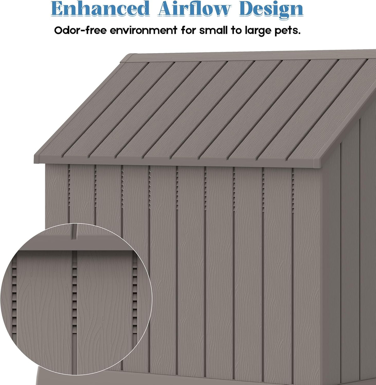 Large Outdoor Indoor Dog House