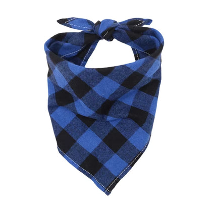 Classic Dog Bandana – Stylish Cotton Bibs for Medium & Large Dogs