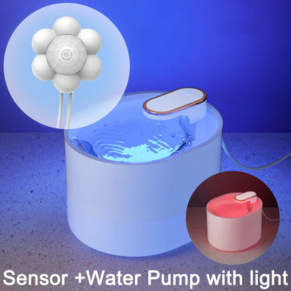 HydraGlow Motion Fountain – Smart, Silent, and Always Fresh for Your Pet
