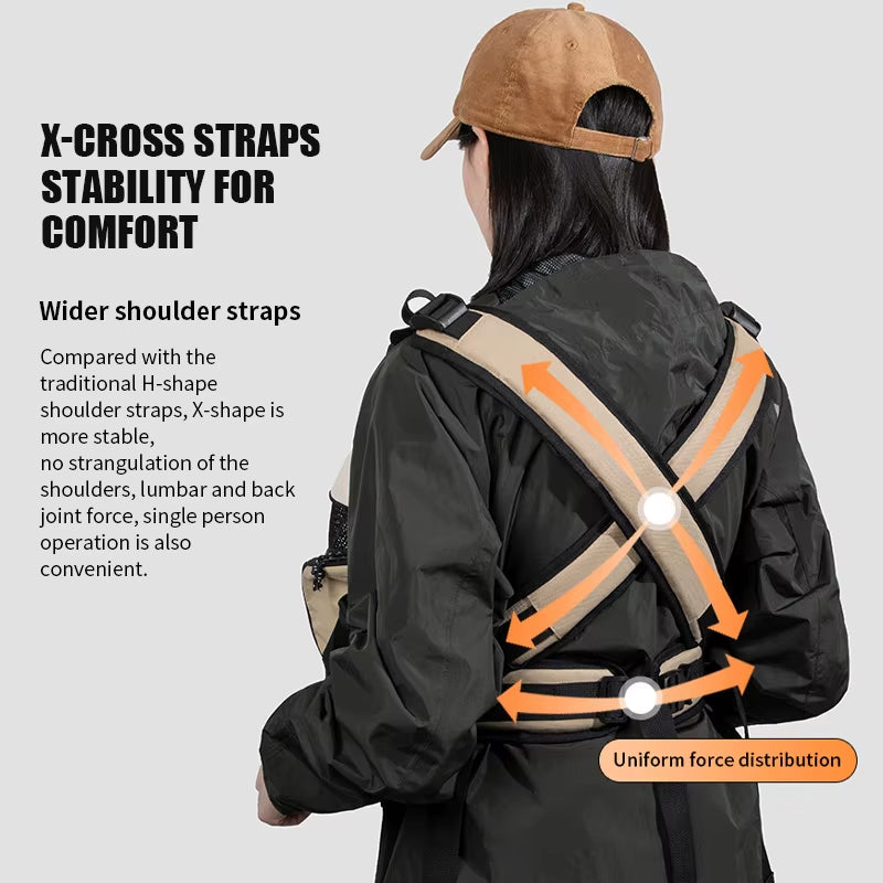 Pet Front Carry Chest Backpack – Stylish, Secure & Super Comfortable for Outdoor Adventures