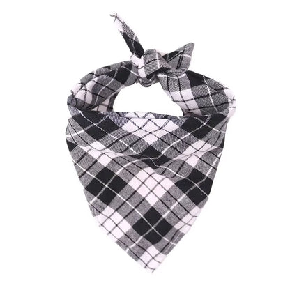 Classic Dog Bandana – Stylish Cotton Bibs for Medium & Large Dogs
